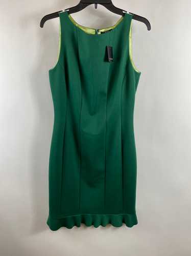 Tahari Women Green Shift Dress 8 NWT