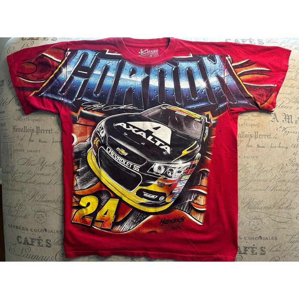 Chase Authentics Jeff Gordon Racing AOP T-Shirt - image 1