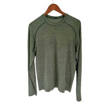 Lululemon Vent Tech Athletic Shirt Green Multi Me… - image 1