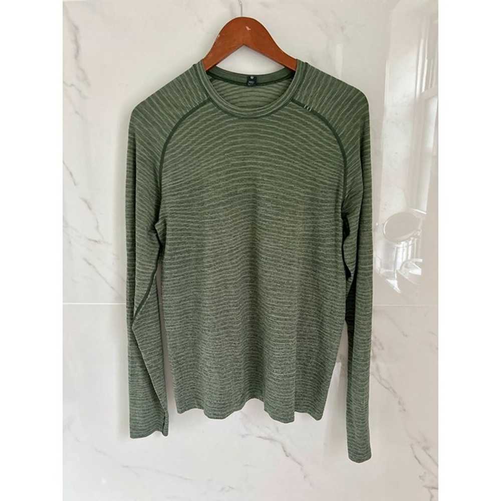 Lululemon Vent Tech Athletic Shirt Green Multi Me… - image 2