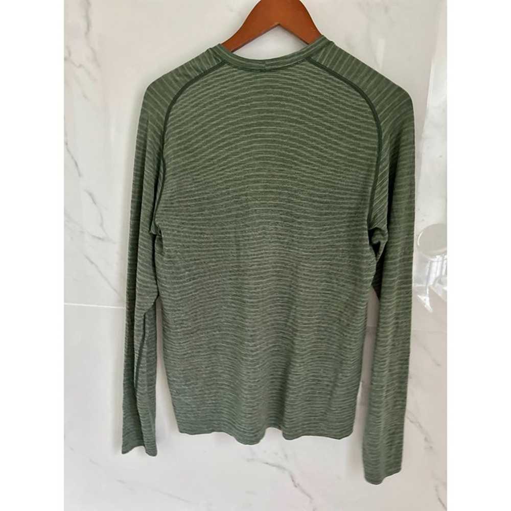 Lululemon Vent Tech Athletic Shirt Green Multi Me… - image 6