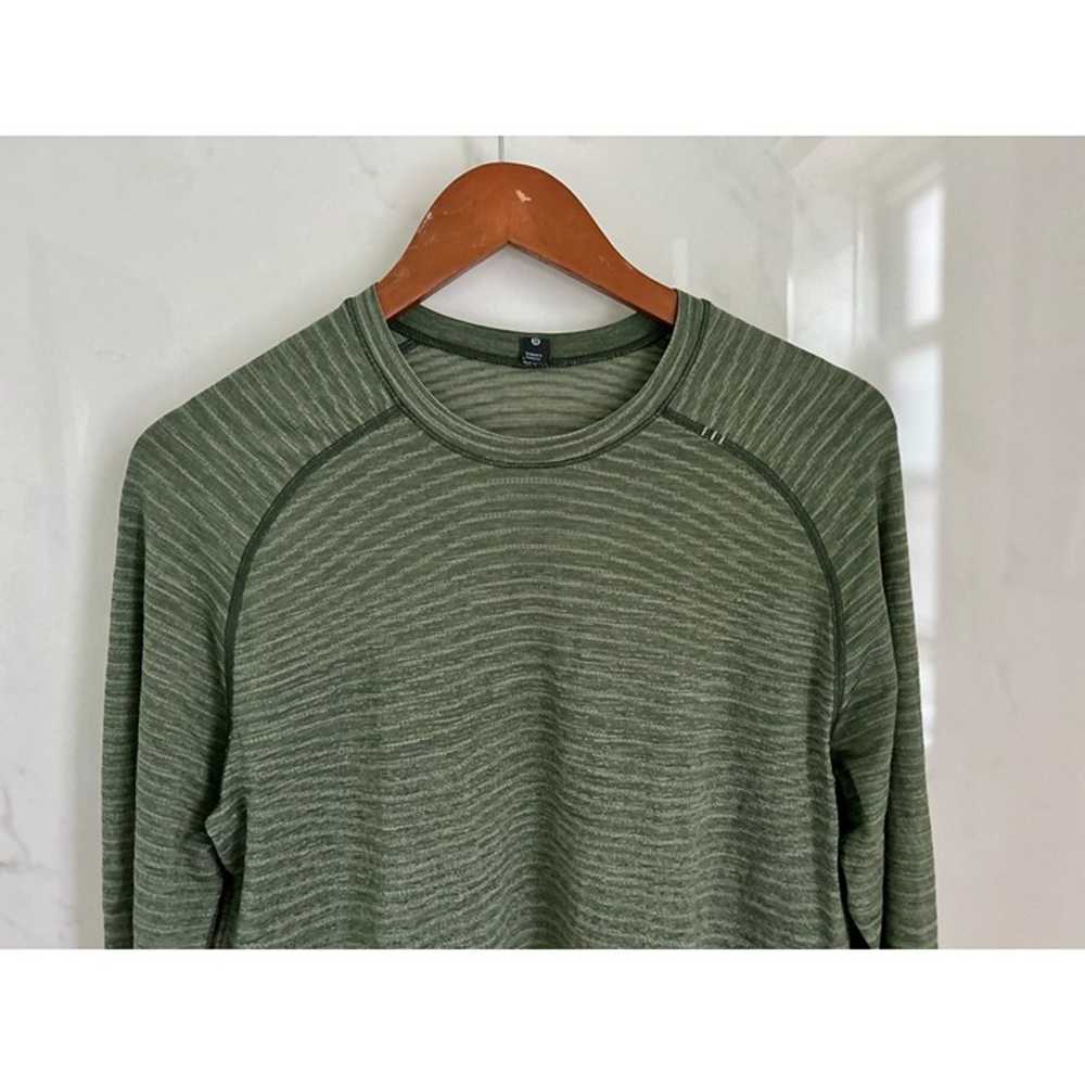 Lululemon Vent Tech Athletic Shirt Green Multi Me… - image 8