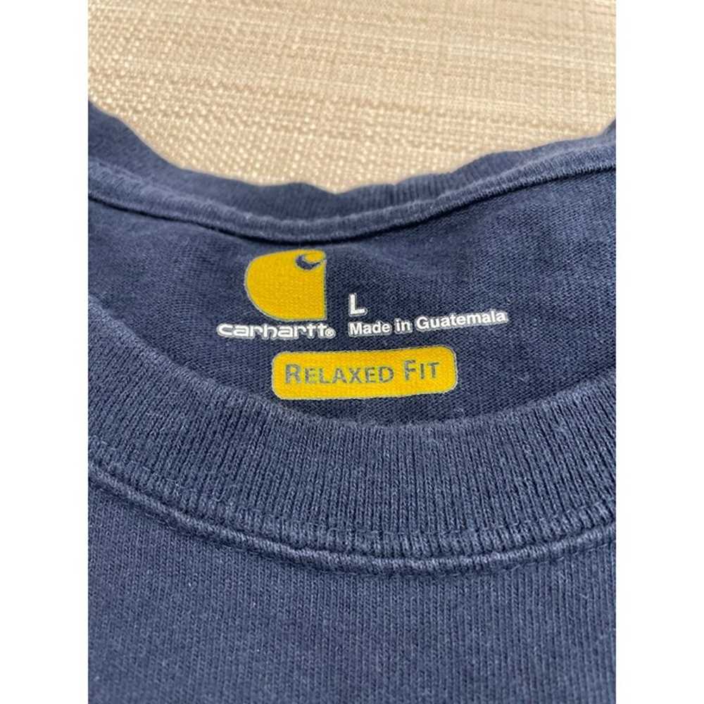 Carhartt Men's Sleeveless Blue T-Shirts, Lot of 2… - image 4