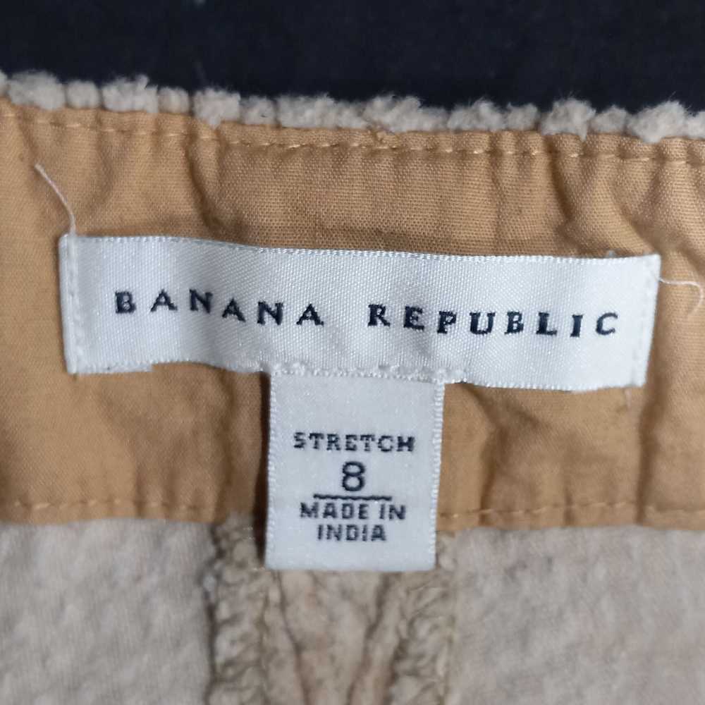 Women's Banana Republic Beige Corduroy Pants Sz 8 - image 4