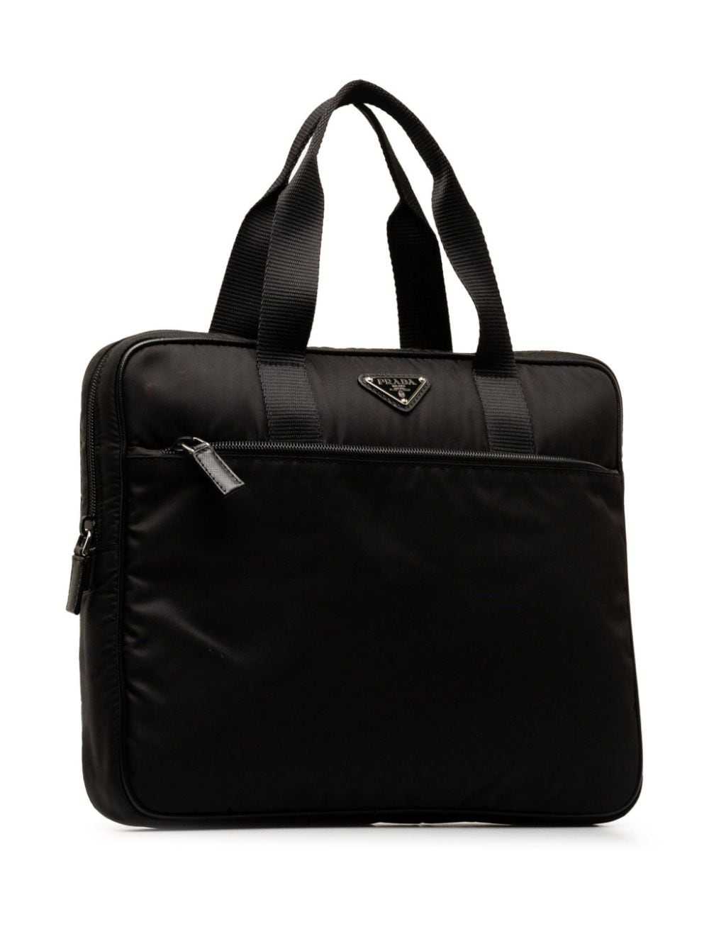 Prada Pre-Owned 2013-2023 Tessuto briefcase - Bla… - image 3