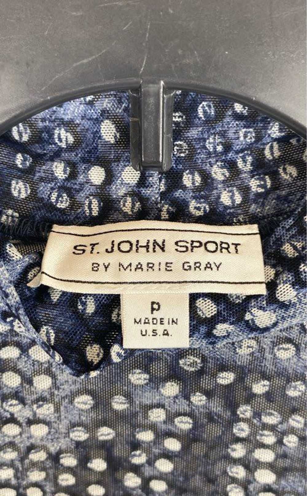 St. John's Bay St. John Women Blue Long Sleeve Sh… - image 2