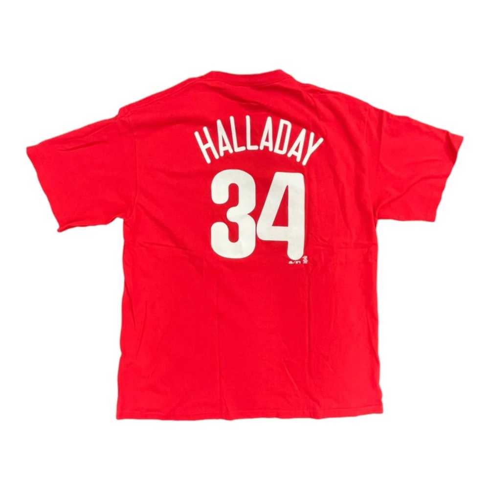 Y2K Philadelphia Phillies Roy Halladay Size XL Je… - image 2