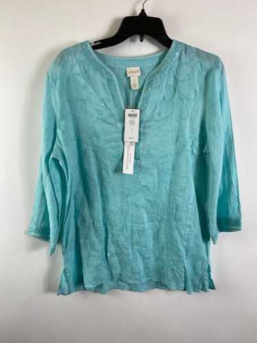 Chico's Chicos Women Blue Blouse 1 NWT