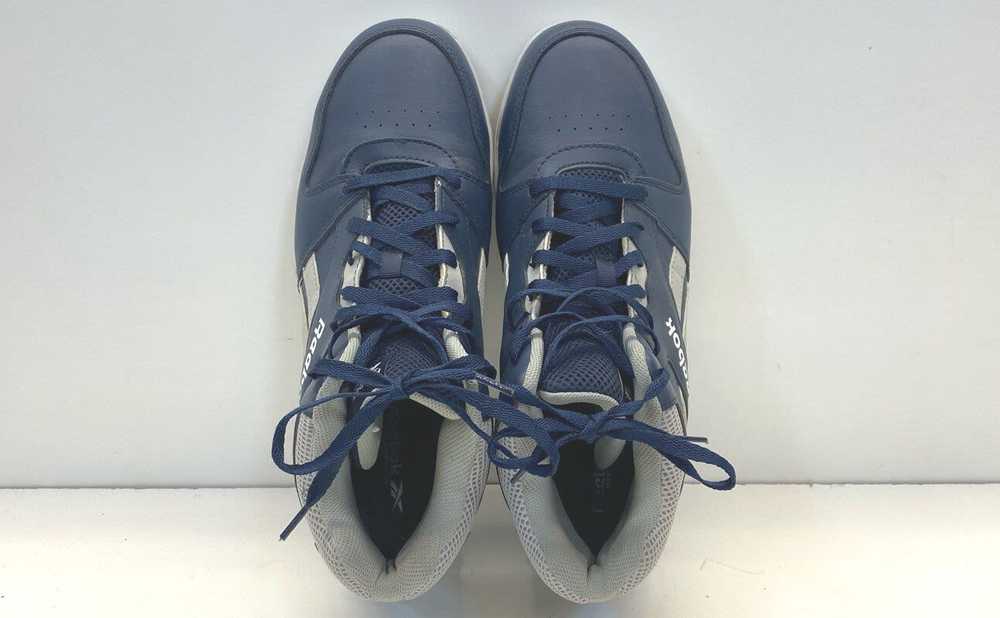 Reebok Leather BB4500 Steel Toe Work Sneakers Blu… - image 6