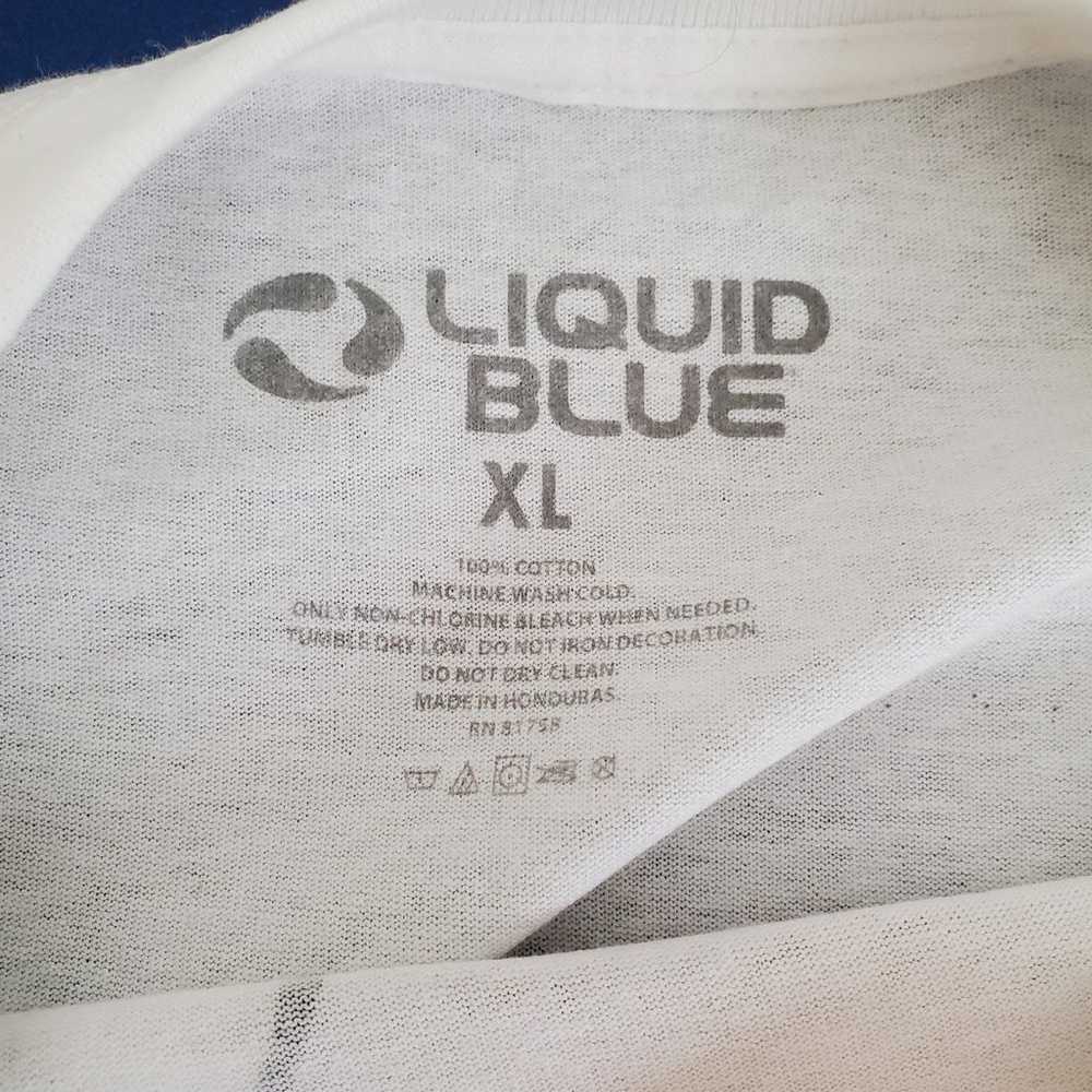 Liquid Blue Mushroom Shirt - image 5