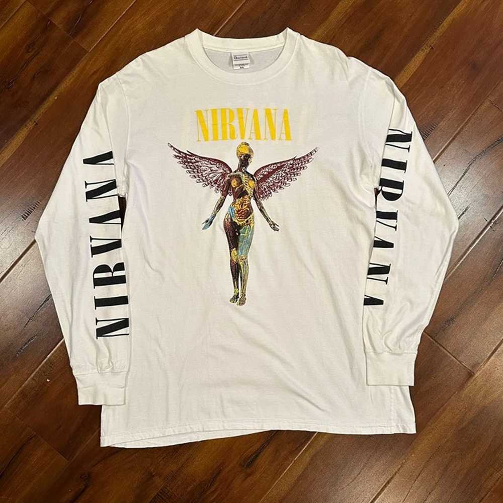 Nirvana In Utero T-Shirt Band Tee Kurt Cobain 90s… - image 1