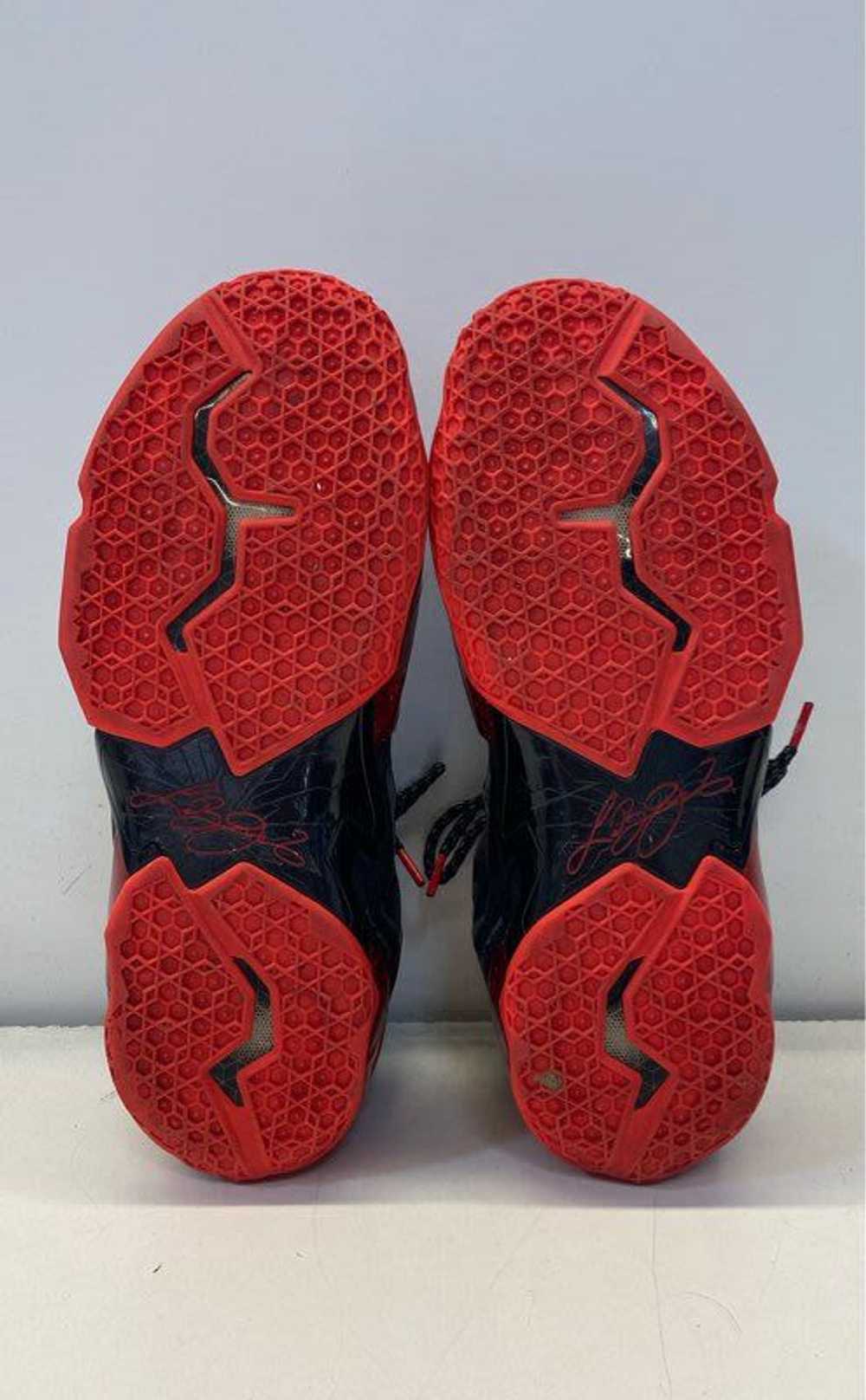 Nike LeBron 11 Away Sneakers Red 13 - image 5