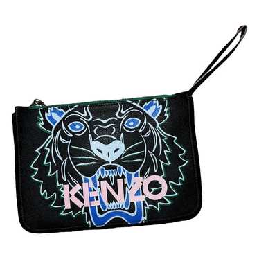 Kenzo Tiger patent leather clutch bag
