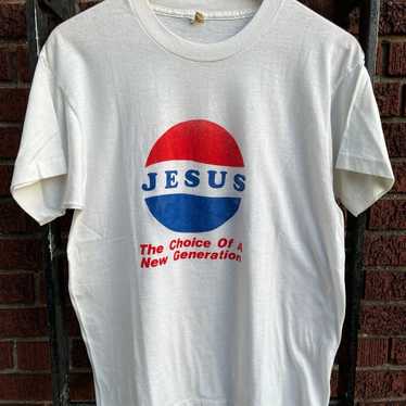 Vintage 1970’s Jesus Pepsi Parody T-Shirt