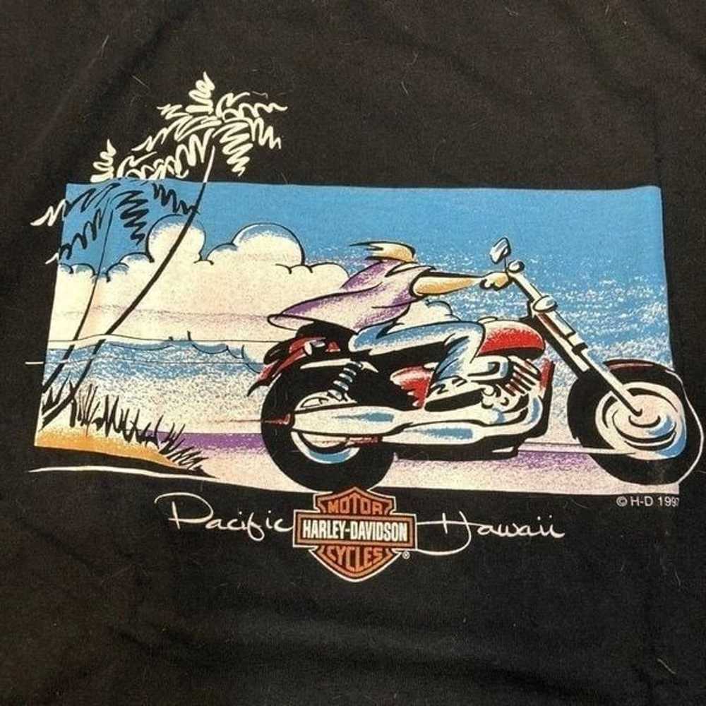 Vintage 90’s Harley Davison Hawaii T-Shirt XXL - image 7