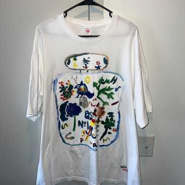 SUPREME x YOHJI YAMAMOTO Paint T Shirt - image 1