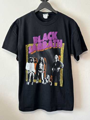 Band Tees × Black Sabbath × Vintage Vintage Black 