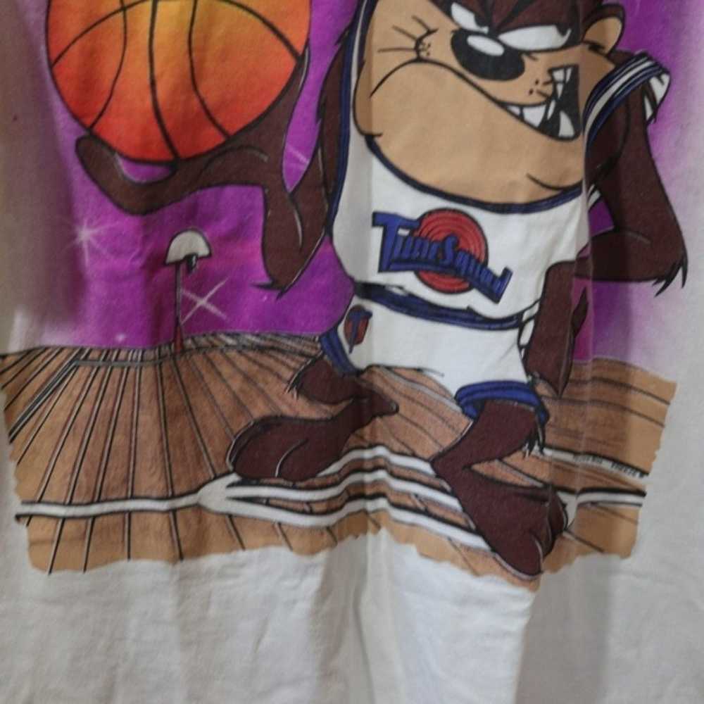 Warner Bros Vintage 90s Space Jam Taz Basketball … - image 8