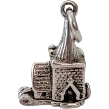 Sterling Silver Hinged Castle House, Church Chapel