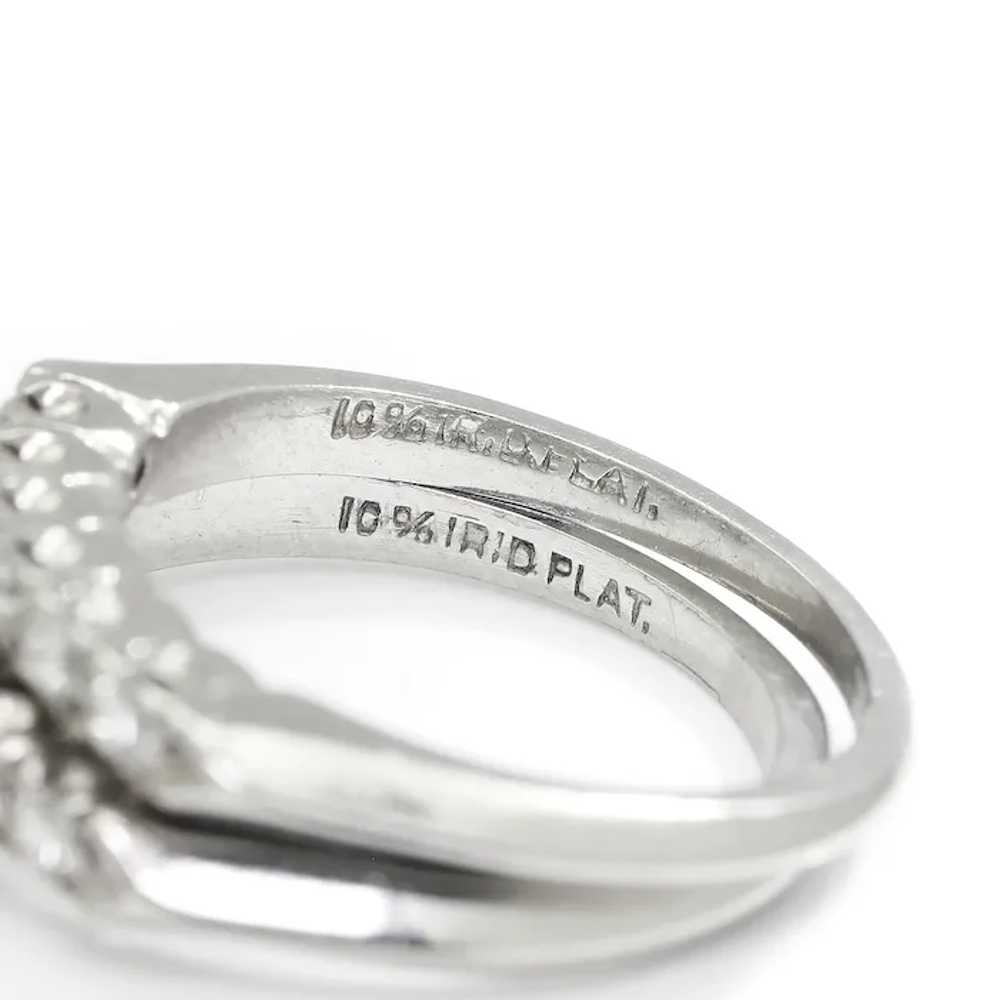 Round Diamond Vintage Wedding Ring Bridal Set Pla… - image 10