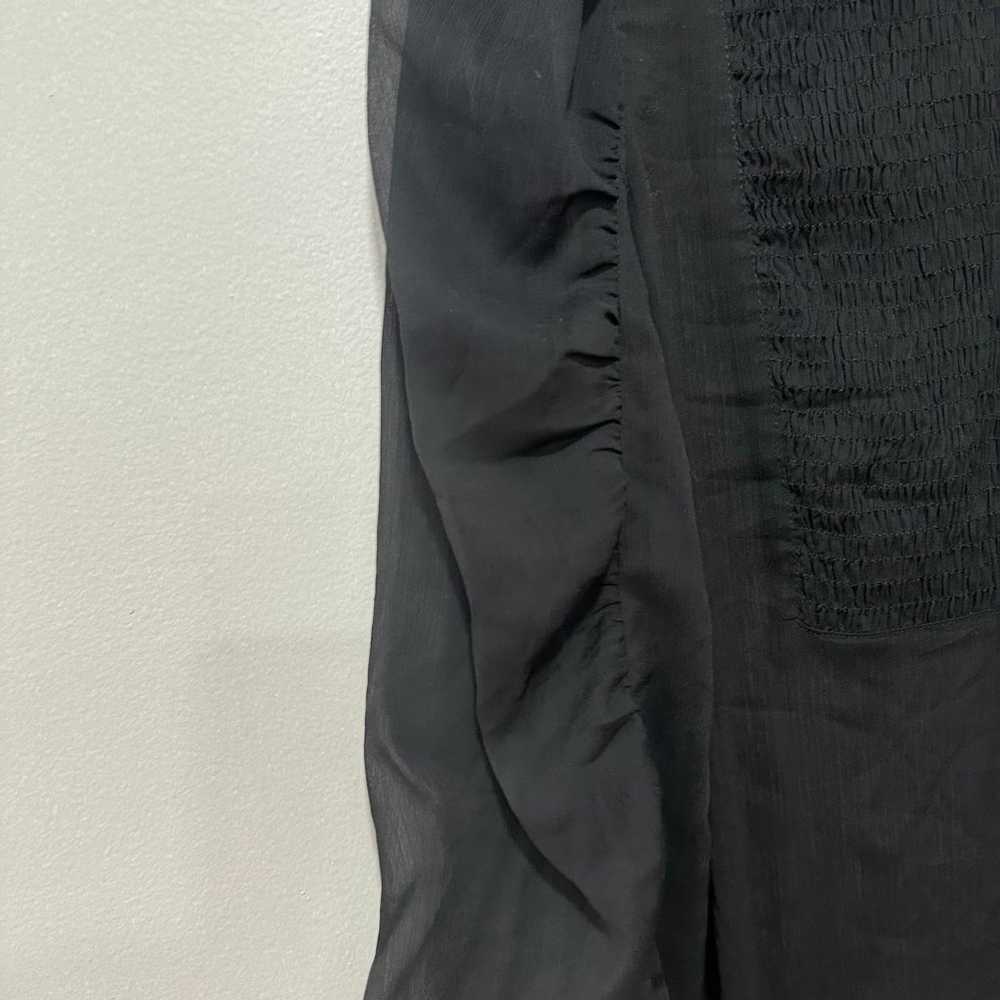 Zara black sheer tunic  Size Small  8211/883 - image 5