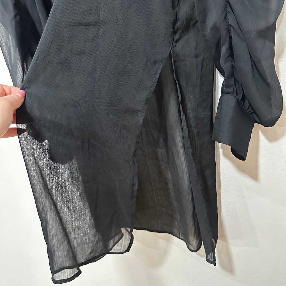 Zara black sheer tunic  Size Small  8211/883 - image 7