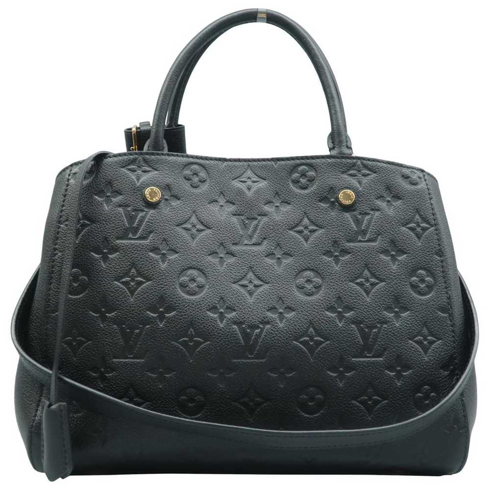 Louis Vuitton Montaigne leather satchel - image 1
