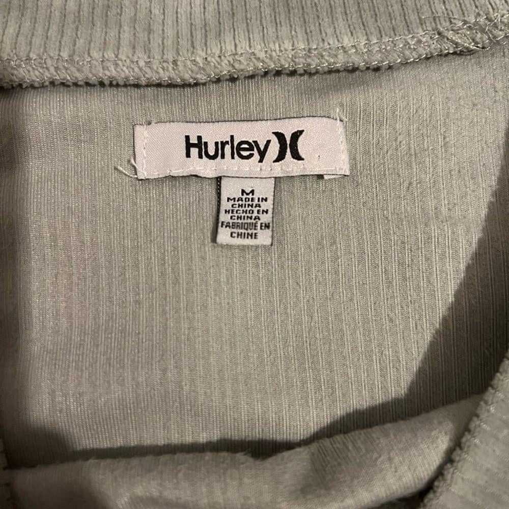 Hurley cropped corduroy style long sleeve shirt - image 5