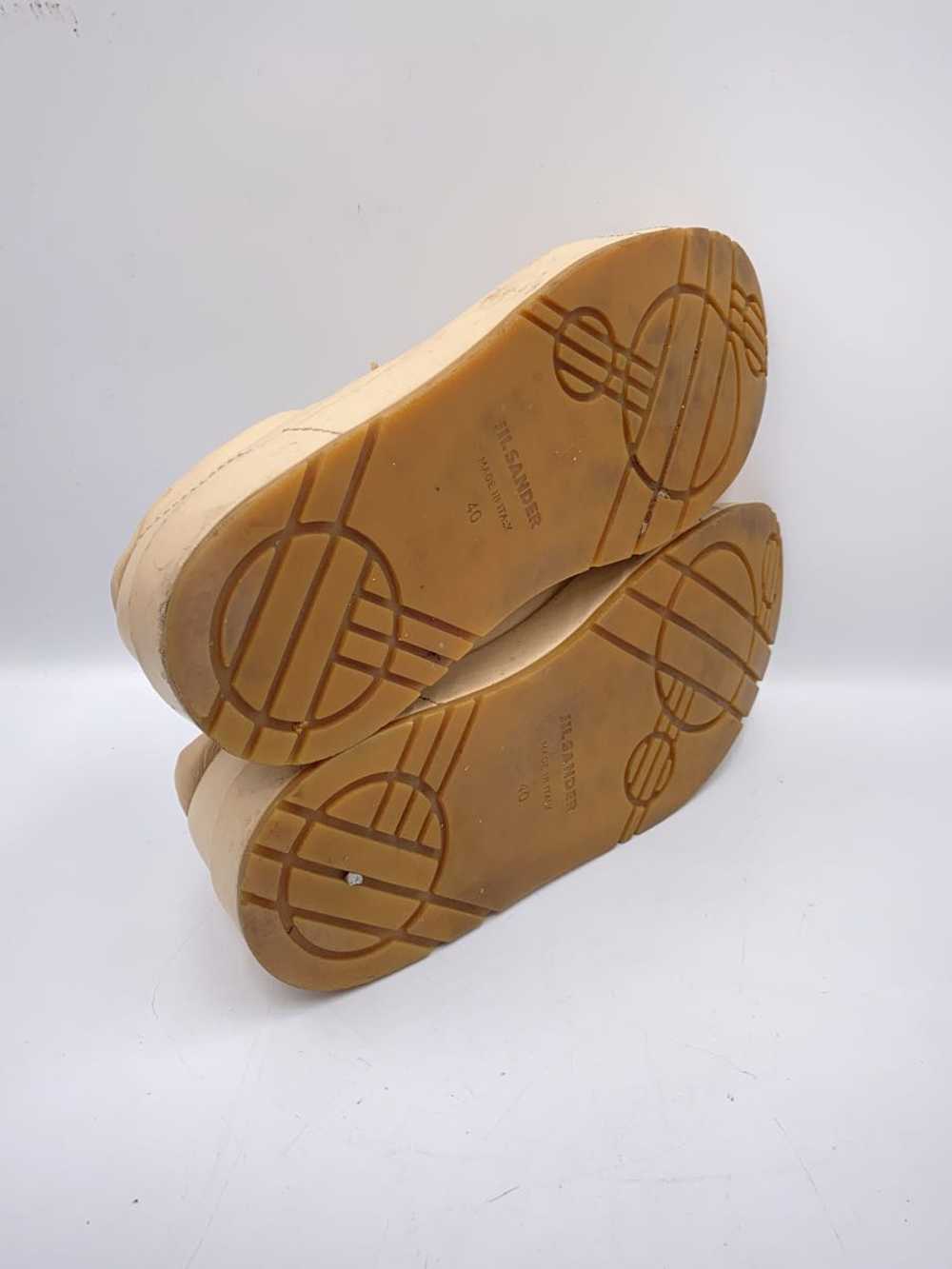 Jil Sander Low Cut Sneakers/40/Beg/Leather Shoes … - image 4