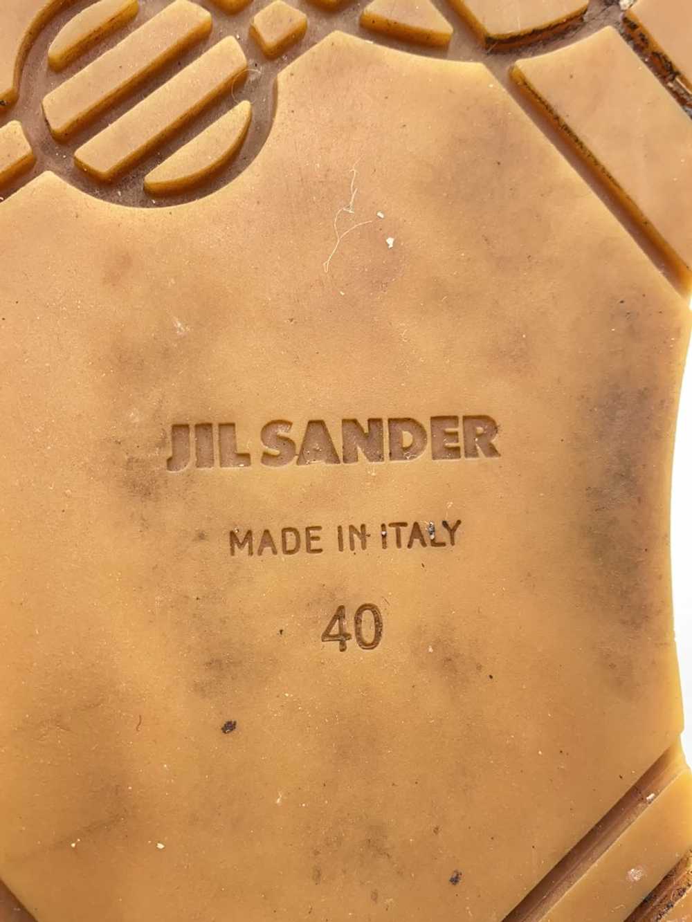 Jil Sander Low Cut Sneakers/40/Beg/Leather Shoes … - image 5