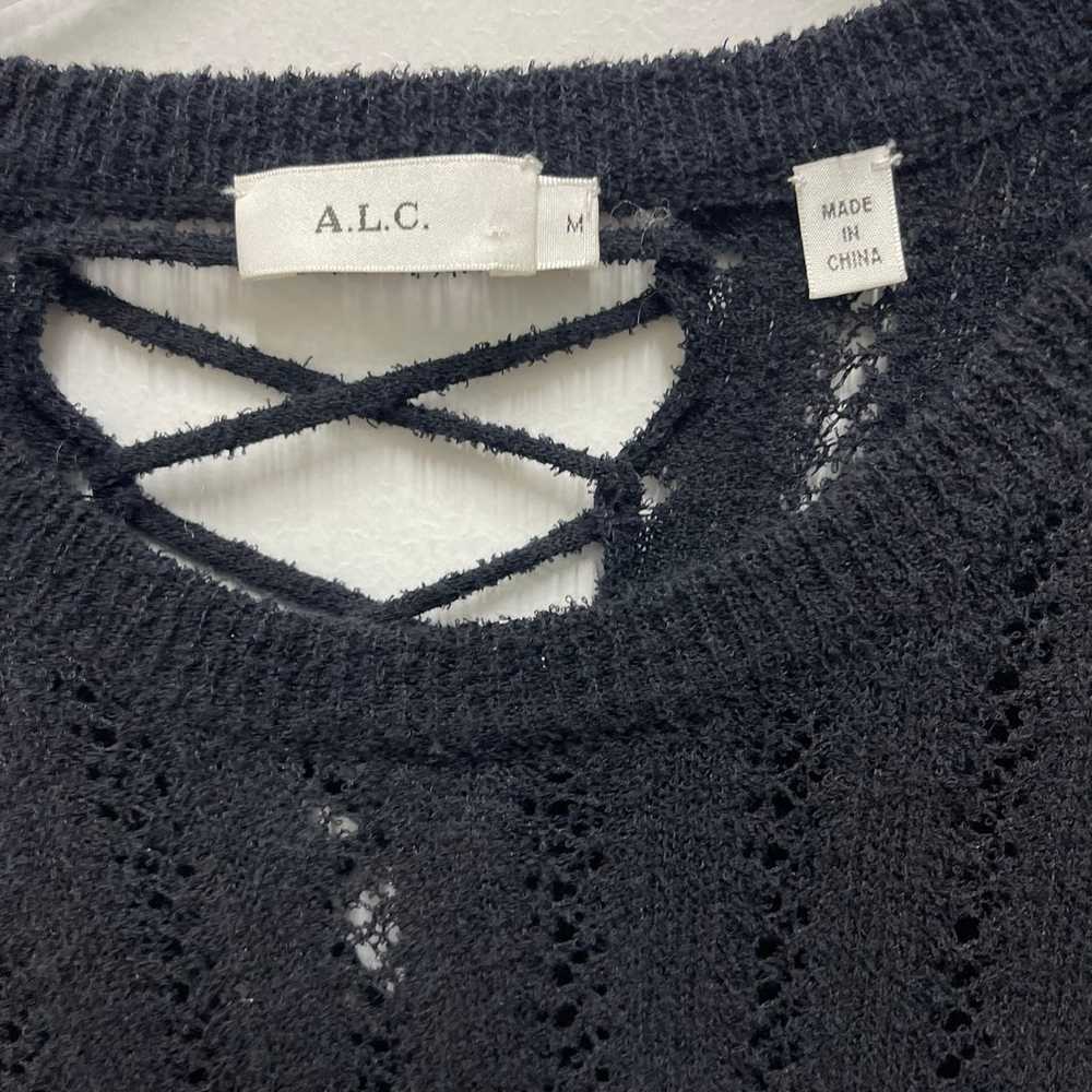 A.L.C. Miguel Lace Up Sweater - image 7