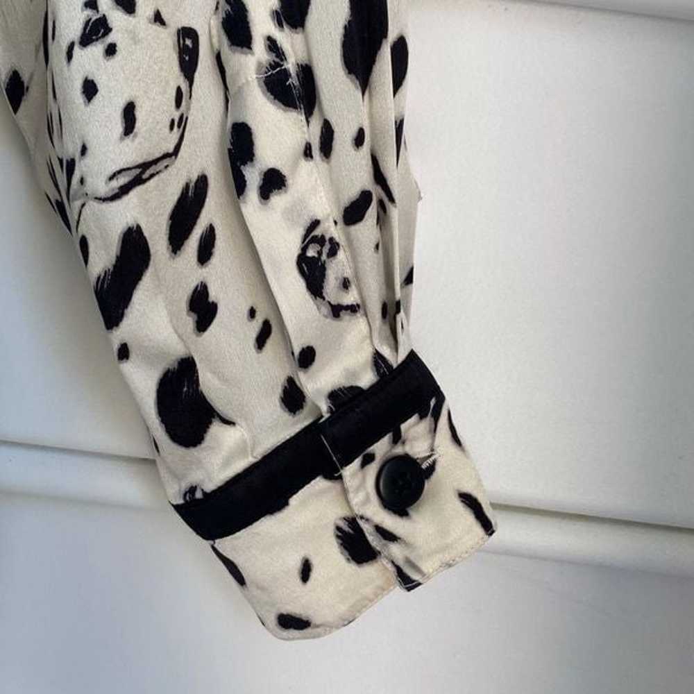 Vintage Rare Escada Margaretha Ley Silk Dalmatian… - image 10
