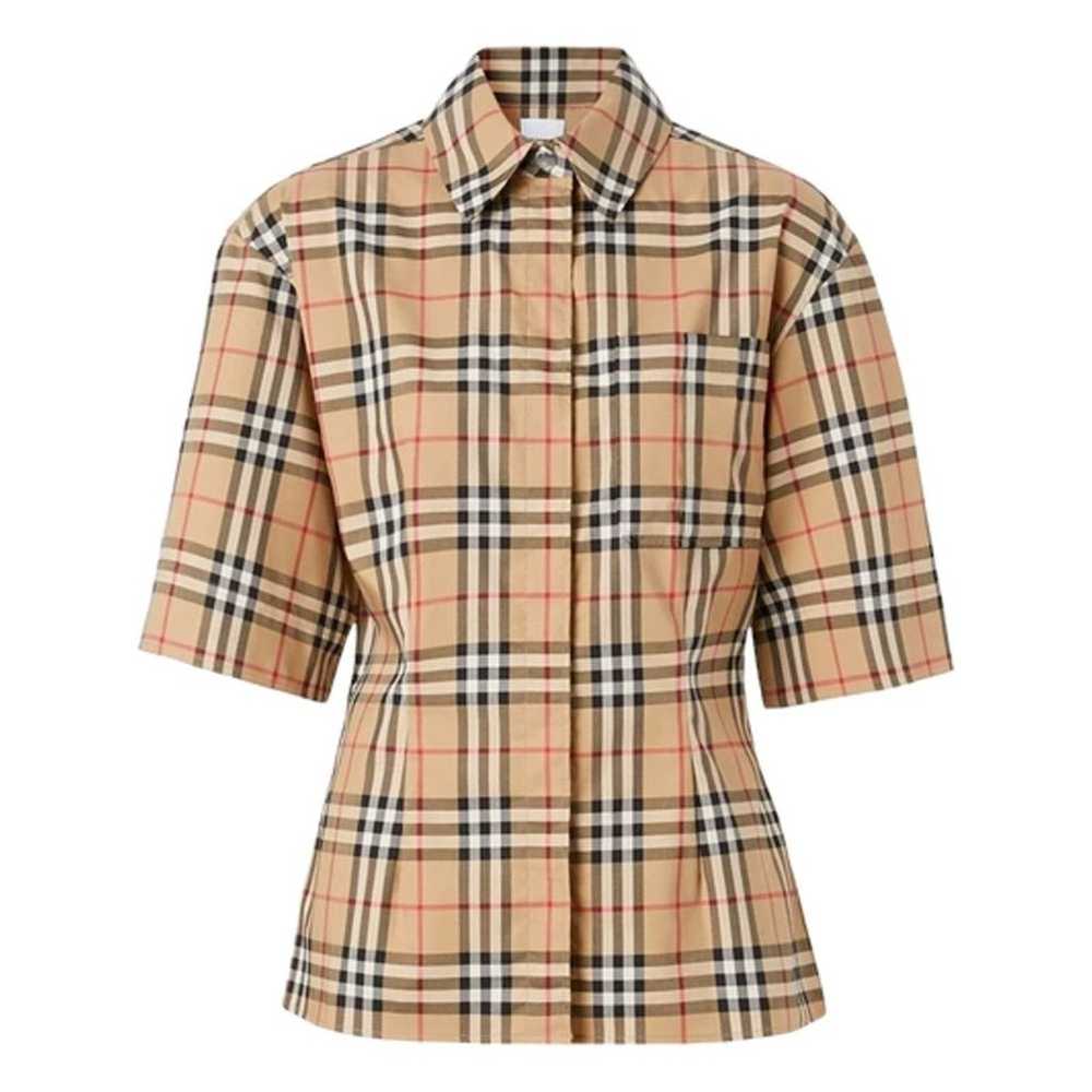 BURBERRY Vintage Check Short Sleeved Shirt US4 | … - image 1