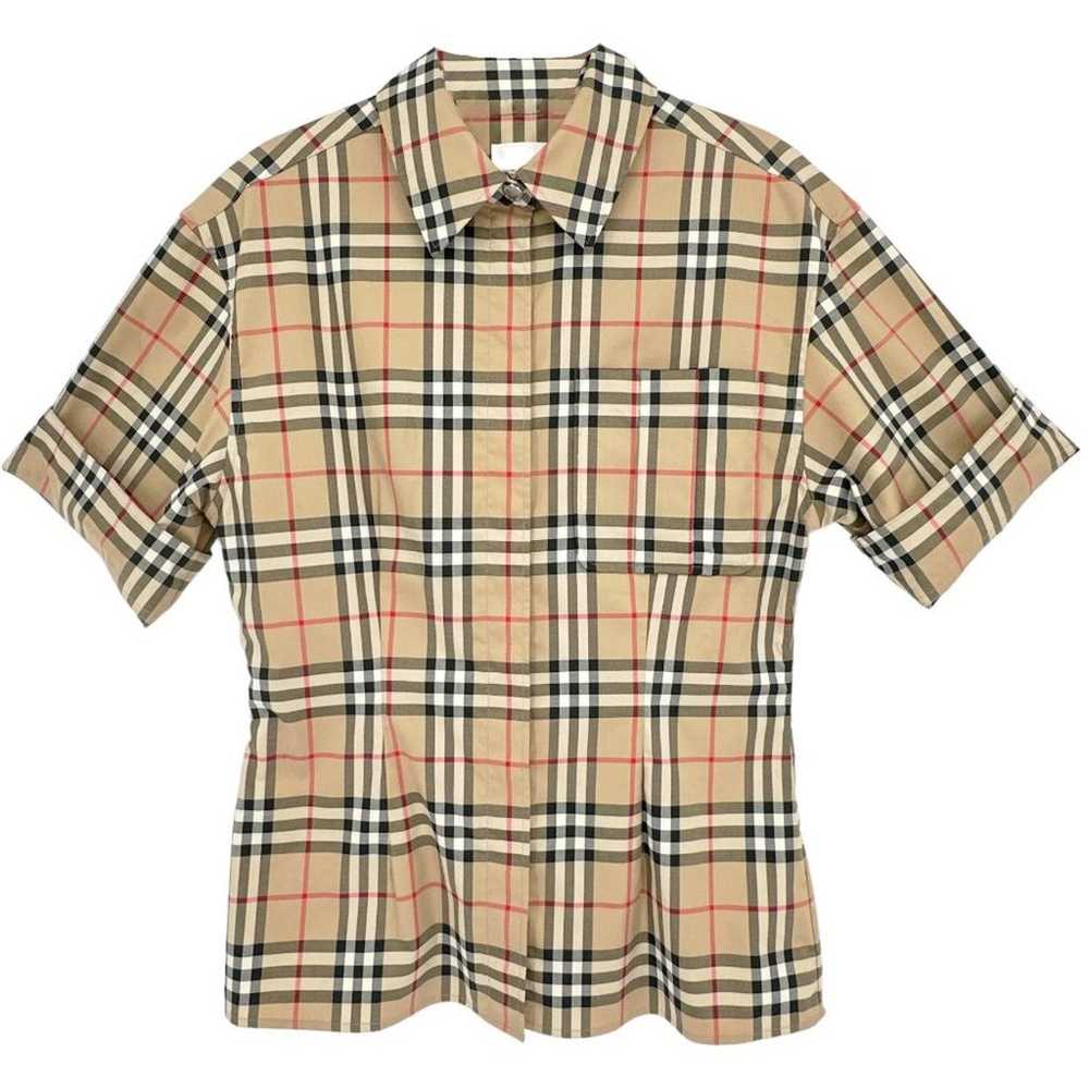 BURBERRY Vintage Check Short Sleeved Shirt US4 | … - image 3