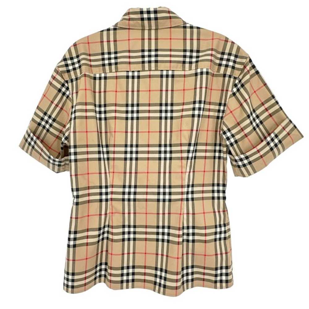 BURBERRY Vintage Check Short Sleeved Shirt US4 | … - image 4