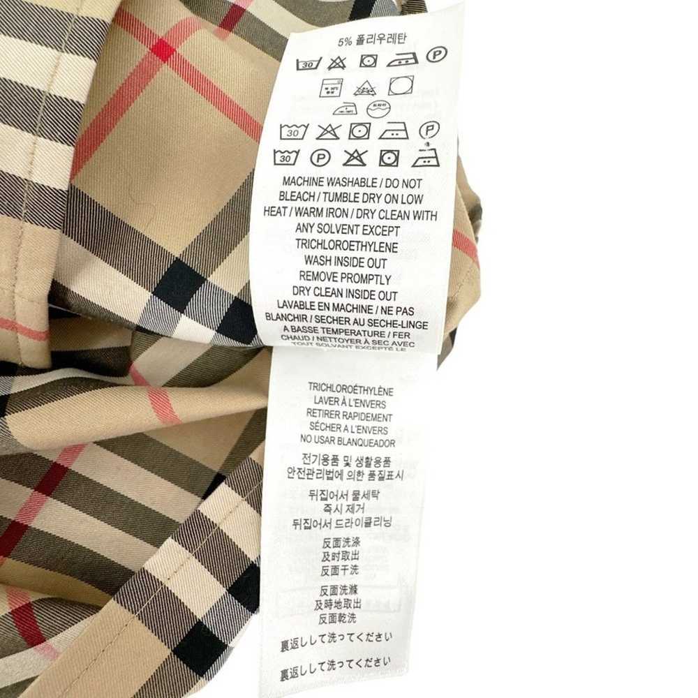 BURBERRY Vintage Check Short Sleeved Shirt US4 | … - image 8