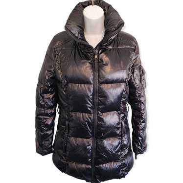 S13 Puffer Jacket Black Quilted Down Size XS - image 1