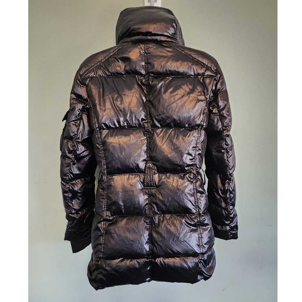S13 Puffer Jacket Black Quilted Down Size XS - image 3
