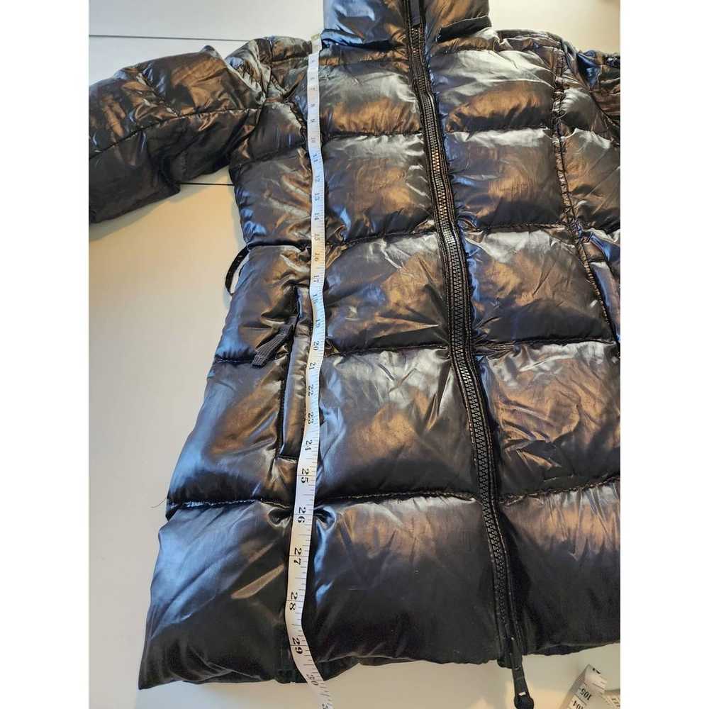 S13 Puffer Jacket Black Quilted Down Size XS - image 4
