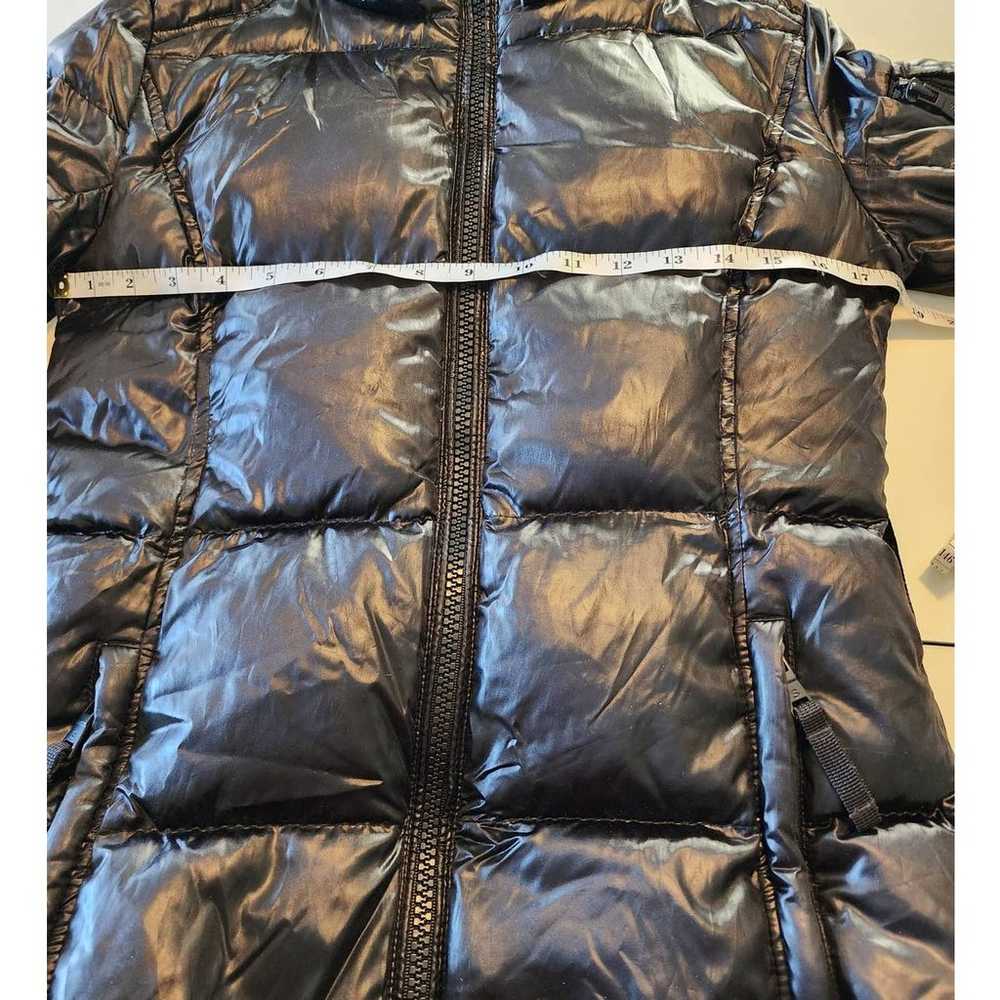S13 Puffer Jacket Black Quilted Down Size XS - image 6