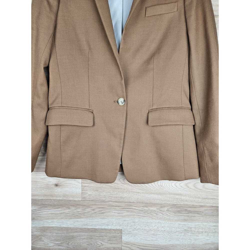 J.Crew Regent Wool Blend Camel Blazer Suit Jacket… - image 3