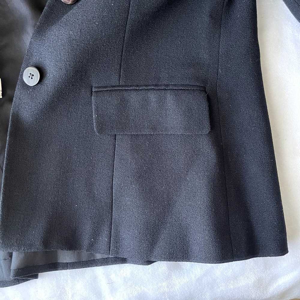 Ralph Lauren Black Ladies Crepe Wool Blazer Jacke… - image 11