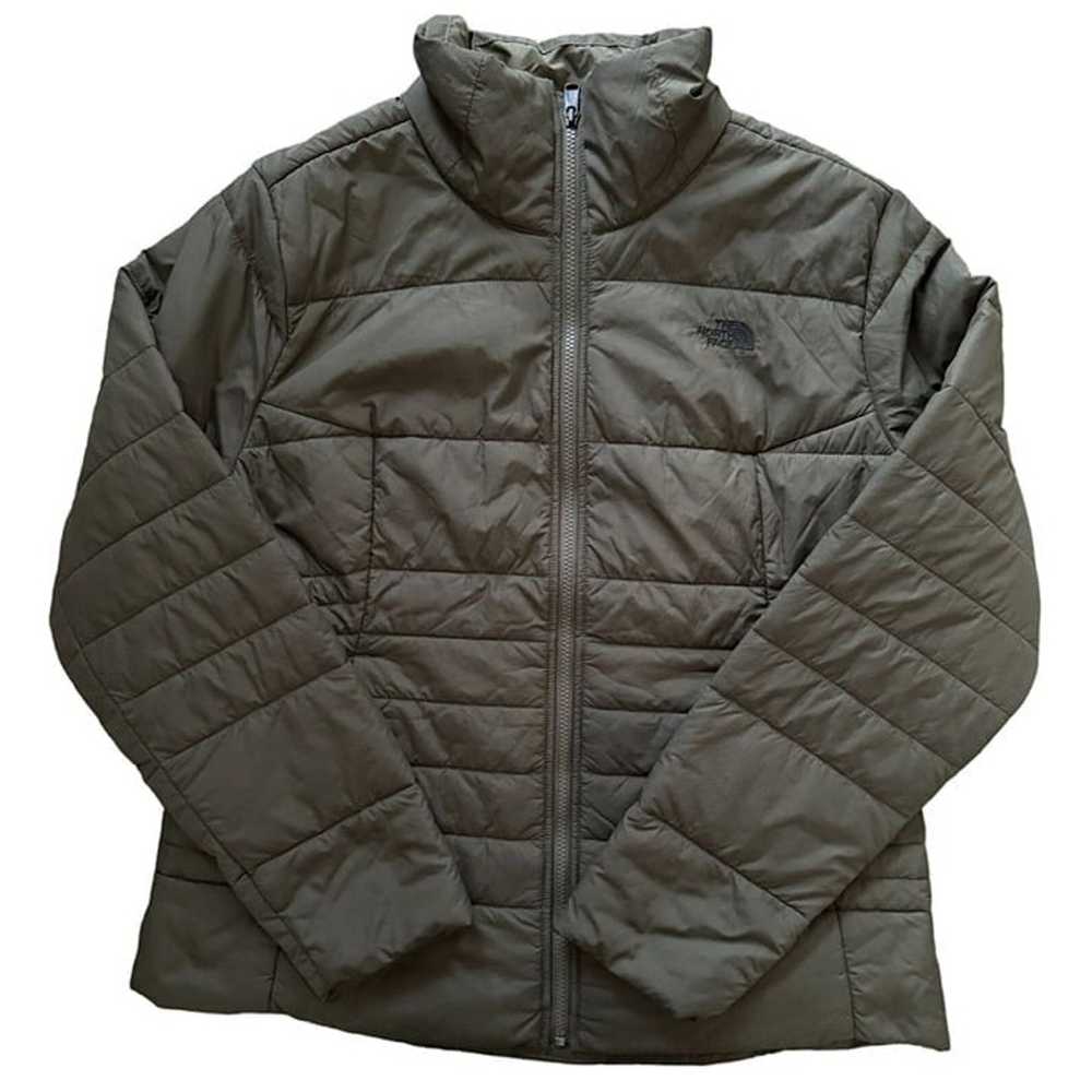 THE NORTH FACE OLIVE GREEN QUILTED JACKET SIZE XL… - image 1