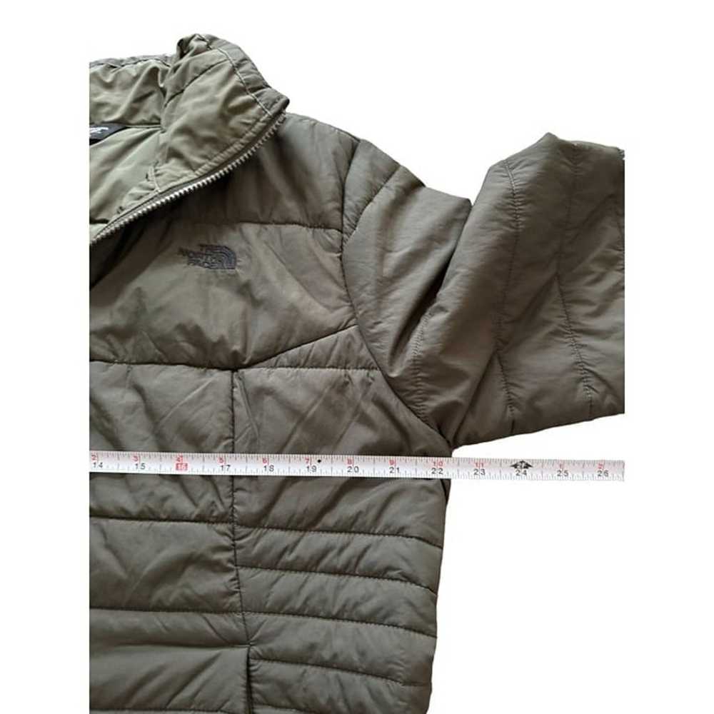 THE NORTH FACE OLIVE GREEN QUILTED JACKET SIZE XL… - image 5