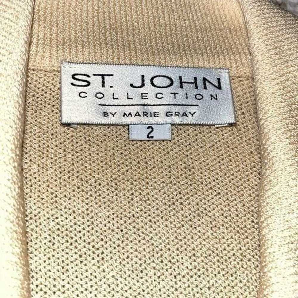 St. John Collection Butter/Beige blazer/coat size… - image 7