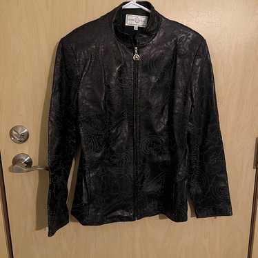 St john sport Leather Jacket