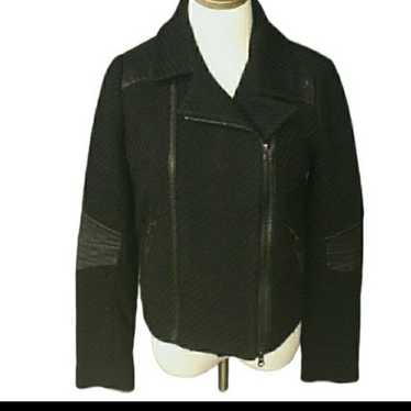 Vince black short wool blend jacket size M - image 1