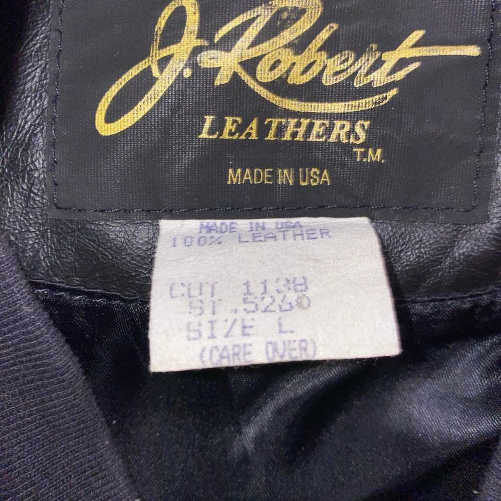 Vintage Leather J. Robert's LG Womens Jacket - image 10