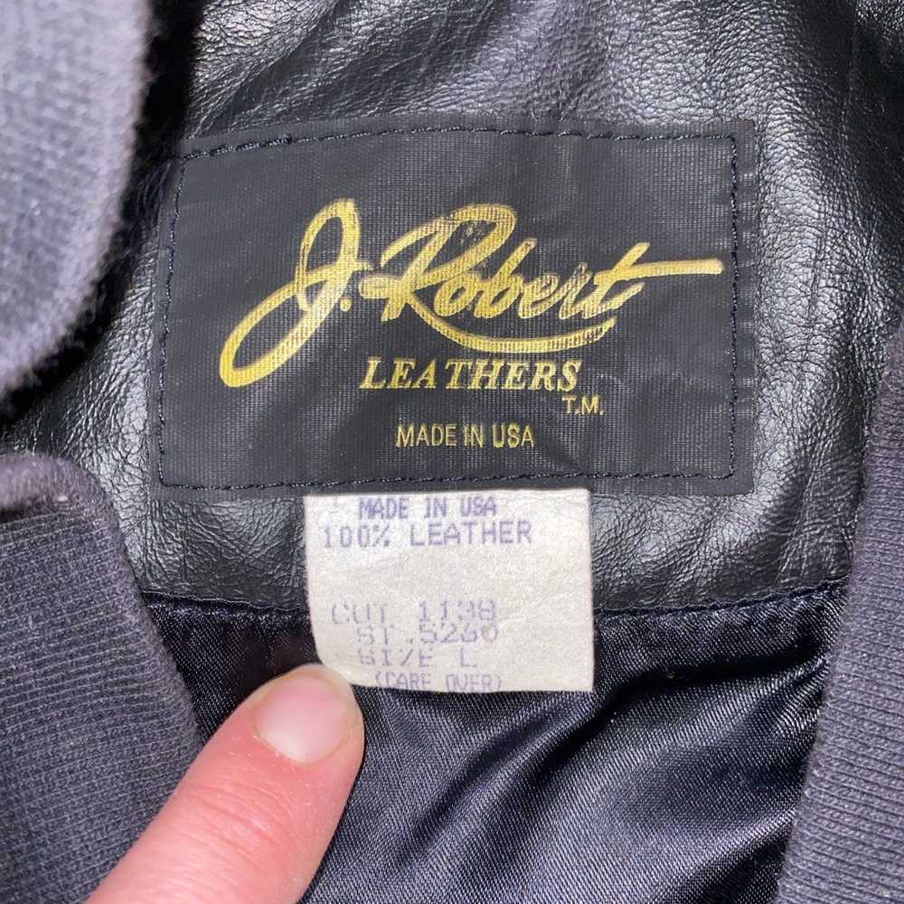 Vintage Leather J. Robert's LG Womens Jacket - image 9