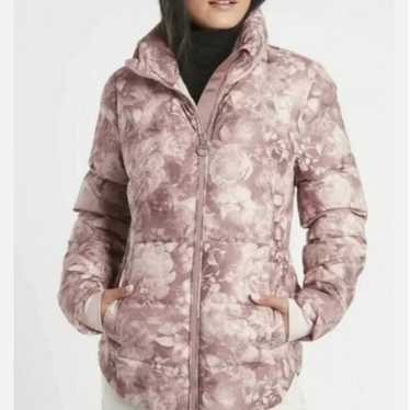 Athleta Downtown Jacket Floral Pink Size L - image 1